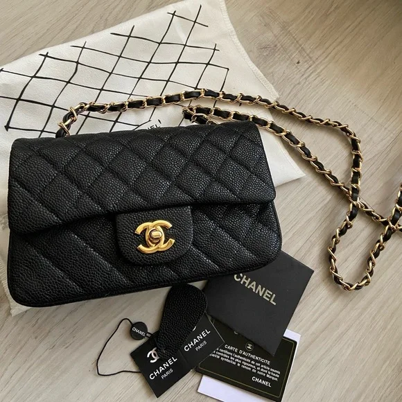 SOLD- Chanel Rectangular Mini Flap - Picture 5 of 13